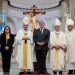 Presidente participó en la misa en conmemoración del primer aniversario del nombramiento del Papa León XIV. / Fotos: Analí Camey y Alex Jacinto.