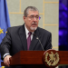 El presidente Arévalo se refirió al apoyo y relaciones con la Unión Europea en el marco de la visita del presidente del Consejo Europeo. / Foto: Dickéns Zamora.