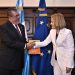 Unión Europea entrega informe de visitas de la Misión de Observación en las elecciones de segundo grado./Foto: Byron de la Cruz.