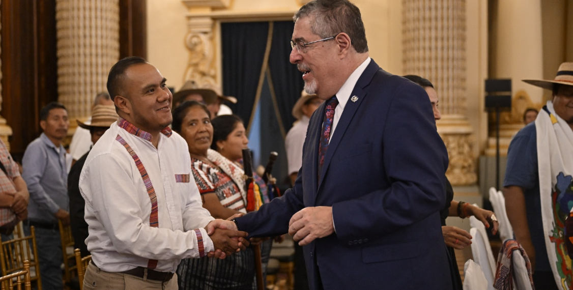 Presidente Arévalo lidera la vigésima quinta Asamblea de Diálogo Nacional con Autoridades Indígenas y Ancestrales