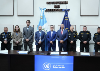 La reunión se llevó a cabo en el Salón Menor de la cartera del Interior y reunió a mandos policiales, delegados internacionales y autoridades vinculadas al combate al crimen organizado. / Foto: Mingob.