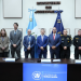 La reunión se llevó a cabo en el Salón Menor de la cartera del Interior y reunió a mandos policiales, delegados internacionales y autoridades vinculadas al combate al crimen organizado. / Foto: Mingob.
