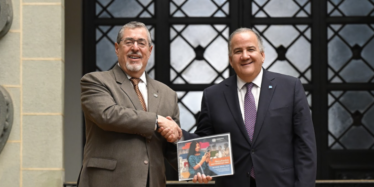 Presidente Bernardo Arévalo recibe Informe de Resultados de la ONU