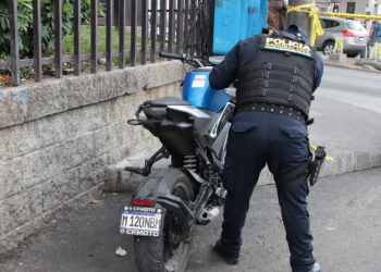 El sicario había participado en un ataque armado minutos antes de su captura./Foto: PNC.