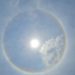 Así ocurre un halo solar./Foto: Insivumeh.