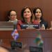 La vicepresidenta Karin Herrera participó en la clausura de la Octava Reunión de Autoridades Nacionales en Materia de Trata de Personas. (Foto: Vicepresidencia)