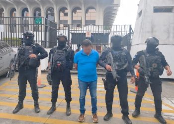Capturan al extraditable número 25 del año en Sacatepéquez. / Foto: PNC.