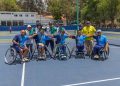 Imagen de los campeones nacionales de tenis sobre ruedas de los Juegos Paranacionales 2026. / Foto: MCD.
