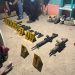Las autoridades consideran que este arsenal podría estar relacionado con estructuras del crimen organizado que operan en la región fronteriza. / Foto: PNC