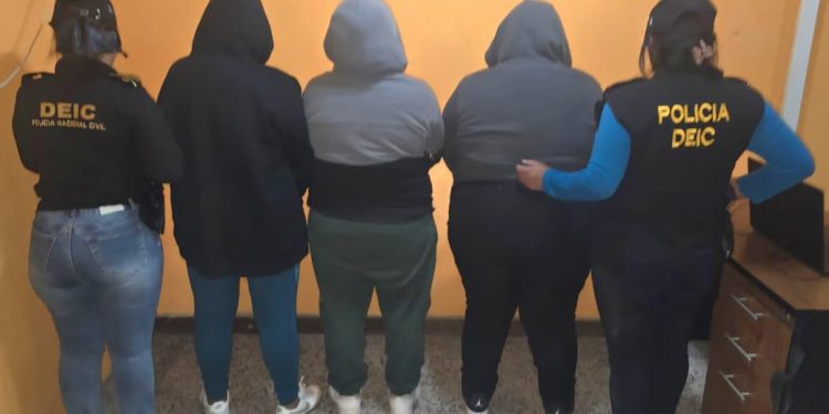 Los Ángeles, en Huehuetenango, donde fueron capturadas tres mujeres señaladas de diversos delitos vinculados a explotación sexual, extorsión y asociación ilícita. / Foto: PNC