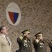 El presidente Bernardo Arévalo, durante la ceremonia de ascenso a seis generales de brigada. /Foto: Dickéns Zamora
