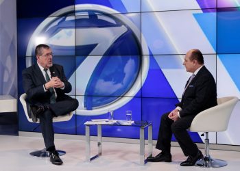 El presidente Bernardo Arévalo señala en entrevista el hallazgo de narcolaboratorio en San Marcos.