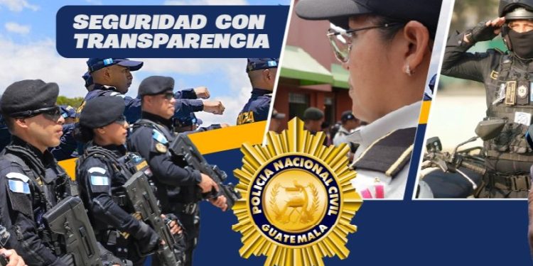 La Policía Naciona Civil trabaja para brindar seguridad a la población.