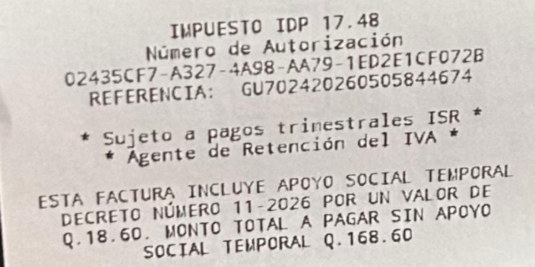 Apoyo temporal a los consumidores continúa aplicándose. (Foto: AGN)