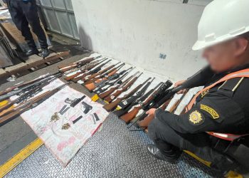 Más de mil 700 armas decomisadas entre enero y mayo. / Foto: PNC.
