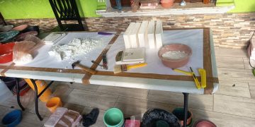 Operativo contra el narcotráfico en San Marcos. / Foto: PNC.
