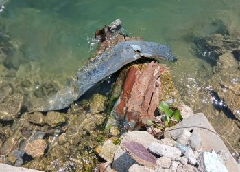 Marn alerta sobre relleno de ripio en orillas del lago Petén Itzá. (Foto: MARN)