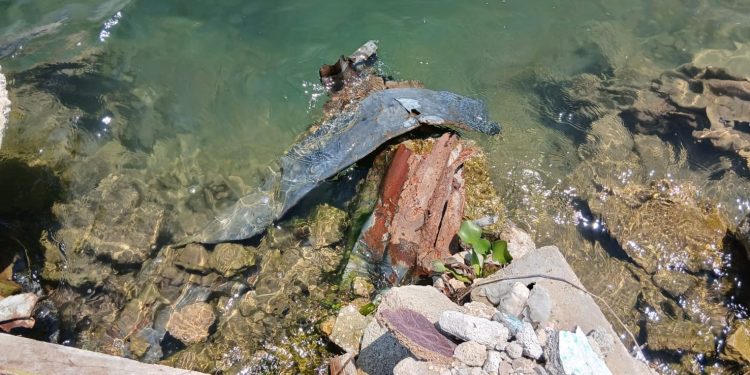 Marn alerta sobre relleno de ripio en orillas del lago Petén Itzá. (Foto: MARN)