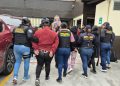 Más de 90 personas han sido capturadas en la jornada de allanamientos. / Foto: PNC.