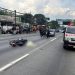 PNC se enfrenta a motoladrones en ruta Interamericana. / Foto: PNC.