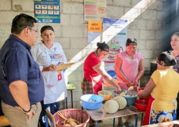 Verifican Programa de Alimentación Escolar en San Jacinto, Chiquimula