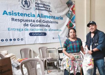 MAGA brinda asistencia alimentaria a familias de Quetzaltenango y Suchitepéquez./Foto: MAGA.