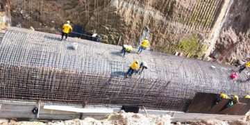 Covial trabaja día y noche en la construcción de nueva bóveda en ruta CITO-180