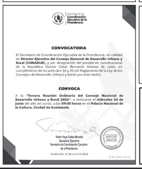 Convocatoria de la SCEP.