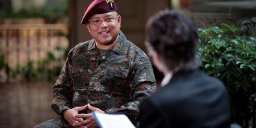 El ministro de la Defensa, Henry Saenz, ratifica la disposición del Ejército para atender emergencias por la temporada de lluvias.