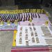 Lote de armas localizadas en encomienda prosedente de Estados Unidos, en Puerto Santo Tomás de Castilla, Puerto Barrios, Izabal.