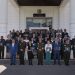 Augoridades del Mindef, durante acto de etrega de certificaciones Certificaciones ISO 9001:2025 a ocho dependencias de ese ministerio.