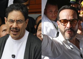 El izquierdista Iván Cepeda y el ultraderechista Abelardo de la Espriella disputarán la segunda vuelta electoral por la Presidencia de Colombia. /Foto: EFE