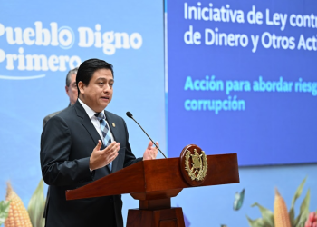 Comisionado nacional contra la Corrupción, Julio Flores. / Foto: Byron de la Cruz.