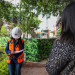 Mintrab inspecciona obra tras accidente laboral en zona 17./Foto: Mintrab.