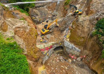 Avanzan trabajos en la ruta Cito Zarco./Foto: Covial.