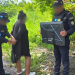 De acuerdo con el reporte policial, la detenida fue identificada como Karina N, de 40 años, conocida con el alias de La Morena. / Foto: PNC
