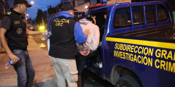 La captura es resultado de varias diligencias de investigación desarrolladas por agentes de la DEIC / Foto: PNC