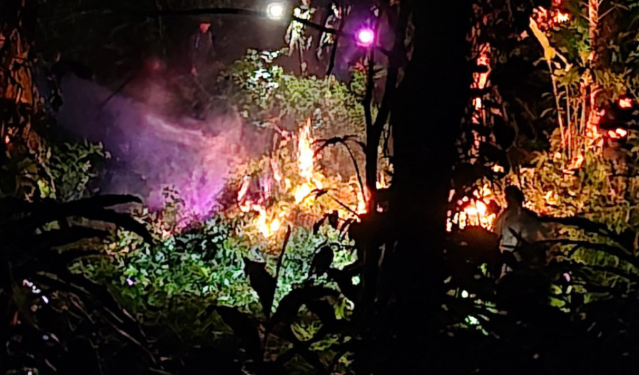 El hallazgo se registró en áreas aledañas a la aldea Santa María Tzejá, donde las fuerzas de seguridad desarrollaron un operativo de reconocimiento. / Foto: Ejército