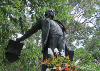 Guatemala conmemora el Día Nacional de Miguel Ángel Asturias./Foto: MCD.