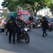 Desde las primeras horas de la mañana, agentes de la comisaría 14, elementos de fuerzas especiales y personal del Departamento de Tránsito de la PNC realizaron acciones preventivas. / Foto: PNC