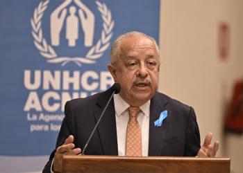 Canciller destaca avances en materia de derechos de refugiados en Guatemala./Foto: Álvaro Interiano.