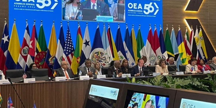 Canciller guatemalteco participó en el diálogo de jefes de delegación en el marco de la Asamblea General de la OEA