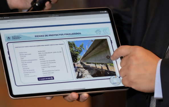 Segeplan lanza el "Atlas de Proyectos de Inversión": una herramienta para fiscalizar más de 16 mil obras públicas