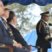 Discurso en la Tribuna Militar del Campo de Marte. / Foto: Álvaro Interiano
