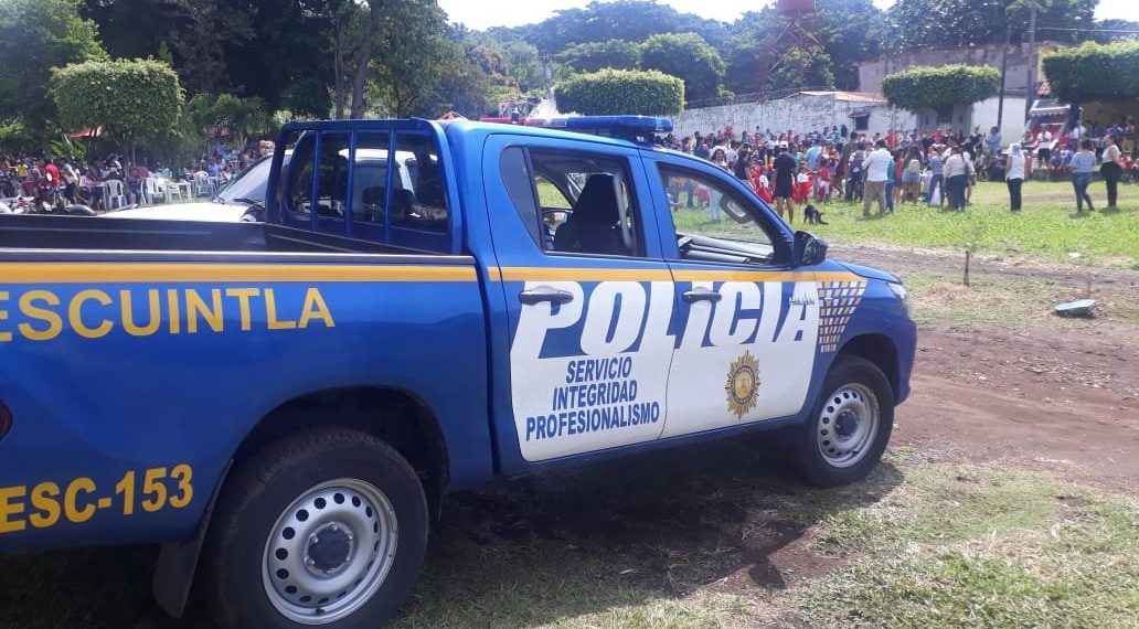 Patrulla de la PNC de Escuintla. / Foto; PNC