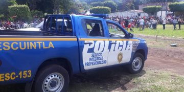 Patrulla de la PNC de Escuintla. / Foto; PNC