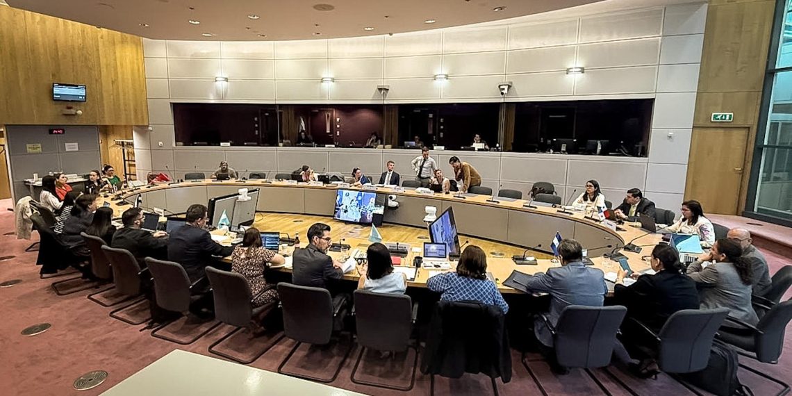 Representante del Mineco participa en la XII Reunión del Comité de Asociación sobre Comercio entre Centroamérica y la Unión Europea y en el Diálogo sobre Conducta Empresarial Responsable y Cadenas de Suministro Sostenibles, en Bruselas, Bélgica.