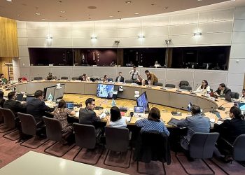Representante del Mineco participa en la XII Reunión del Comité de Asociación sobre Comercio entre Centroamérica y la Unión Europea y en el Diálogo sobre Conducta Empresarial Responsable y Cadenas de Suministro Sostenibles, en Bruselas, Bélgica.