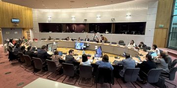 Representante del Mineco participa en la XII Reunión del Comité de Asociación sobre Comercio entre Centroamérica y la Unión Europea y en el Diálogo sobre Conducta Empresarial Responsable y Cadenas de Suministro Sostenibles, en Bruselas, Bélgica.