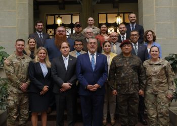 Guatemala y Estados Unidos reafirman alianza para el mejoramiento del sistema ferroviario del país./Foto: Gilber García